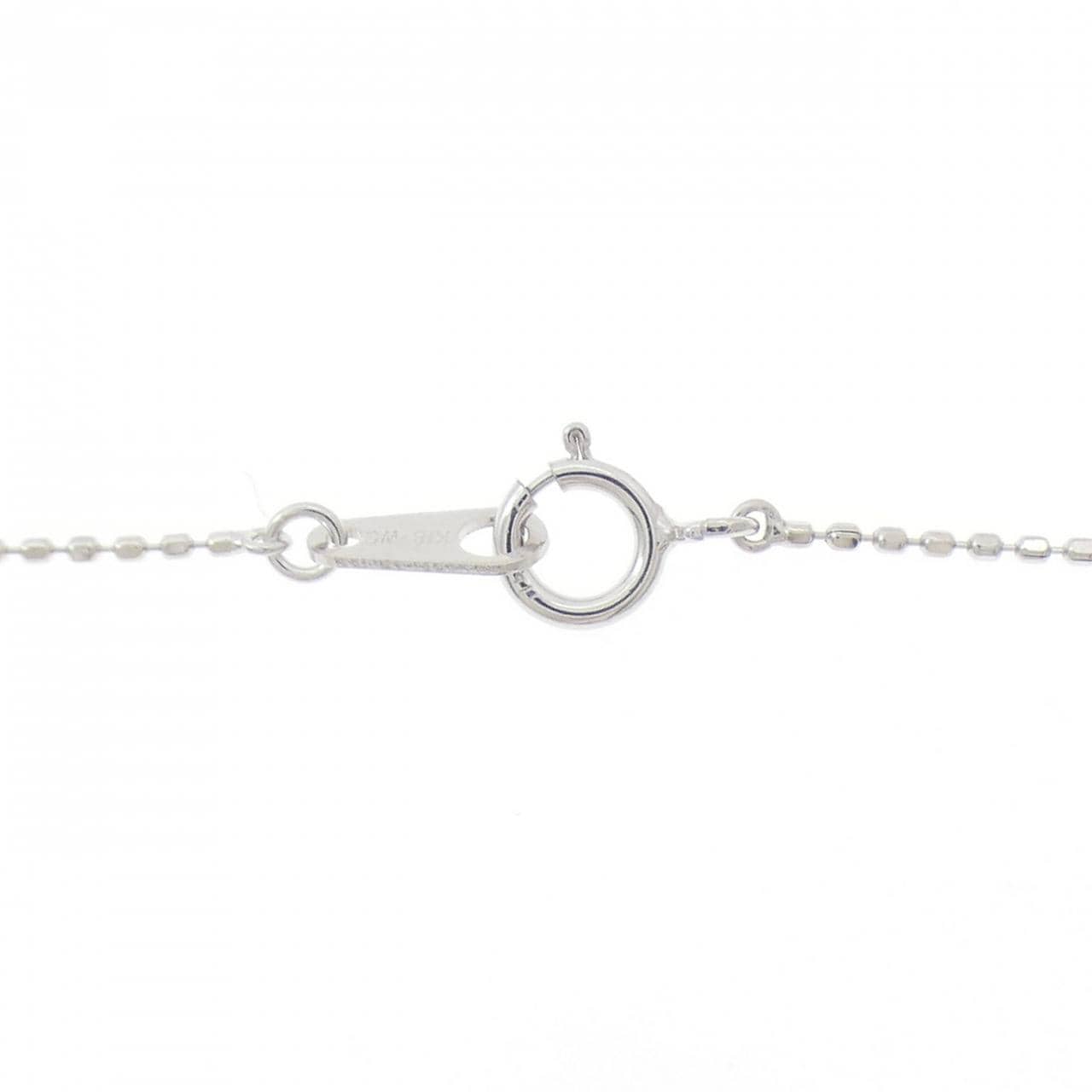 K18WG ダイヤモンド ネックレス 0.30CT