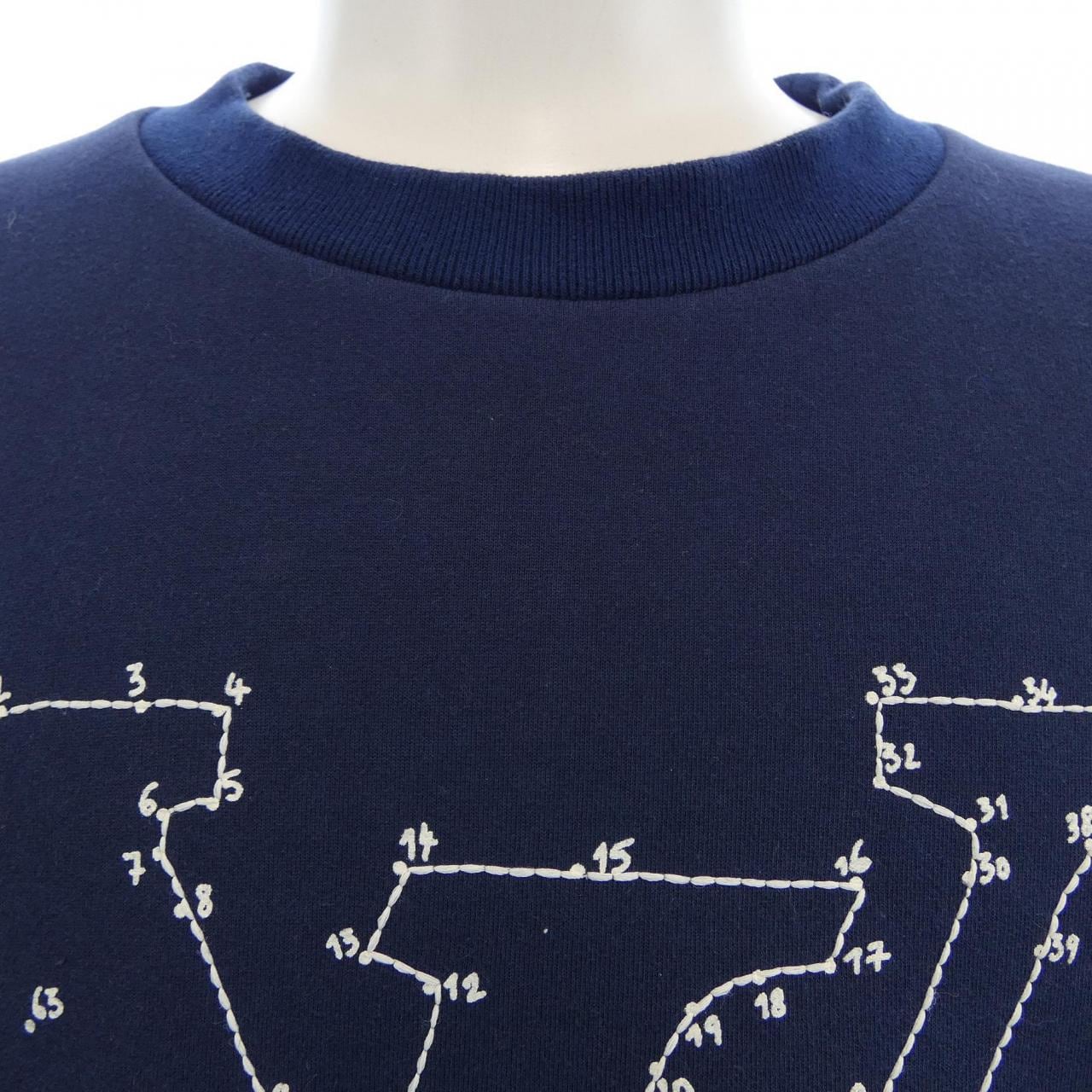 LOUIS VUITTON Vuitton LV Stitch Print Embroidered Sweatshirt HLY41WFMC Sweatshirt