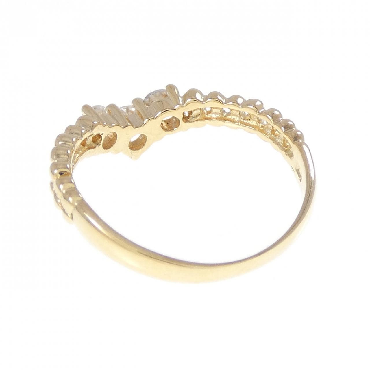 K18YG ダイヤモンド リング 0.34CT