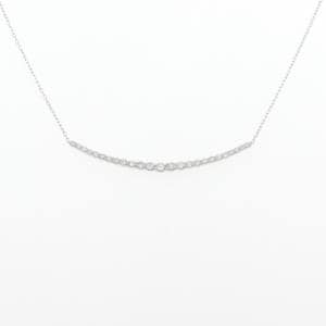 K18WG ダイヤモンド ネックレス 1.00CT