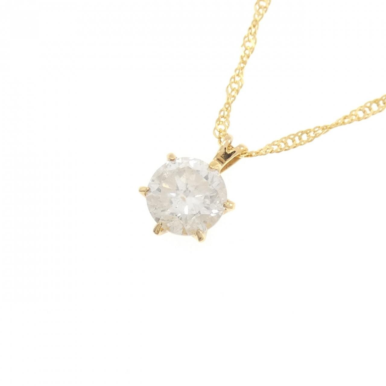 K24YG ダイヤモンド ネックレス 0.836CT