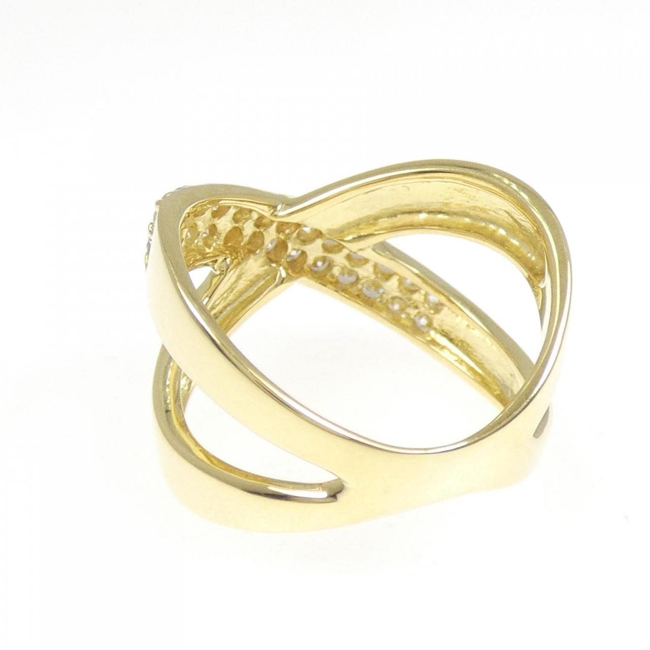 K18YG ダイヤモンド リング 0.50CT