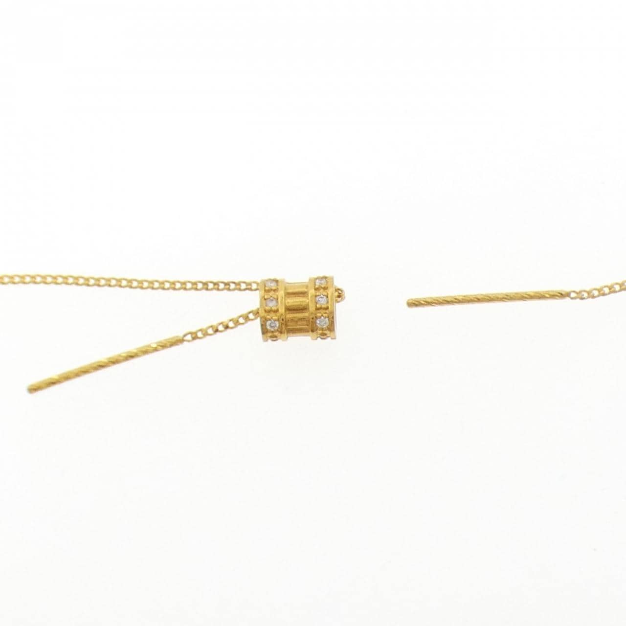 K24YG ダイヤモンド ネックレス 0.03CT