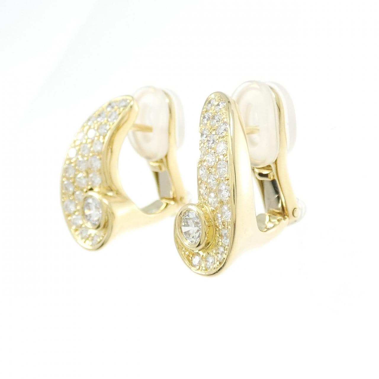 K18YG ダイヤモンド ピアス 0.34CT