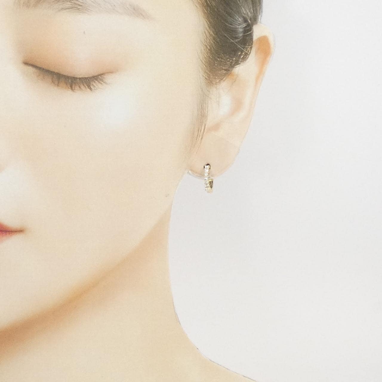 K18YG ダイヤモンド イヤリング 0.30CT