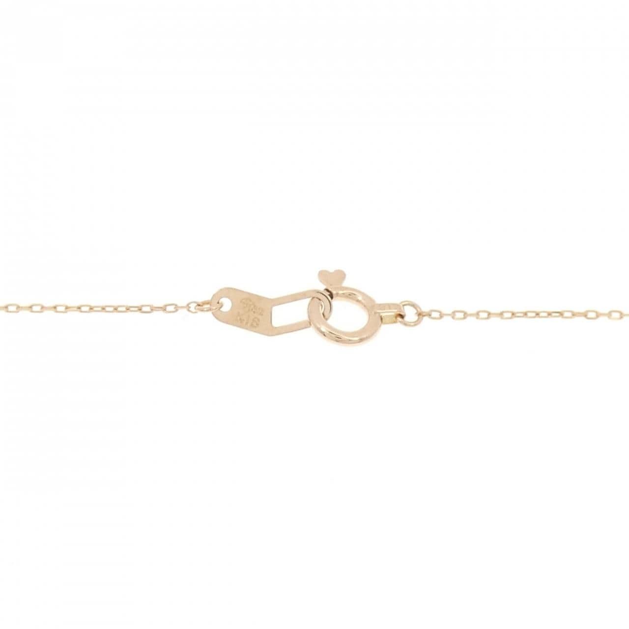 STAR JEWELRY Moon Setting Necklace 0.04CT