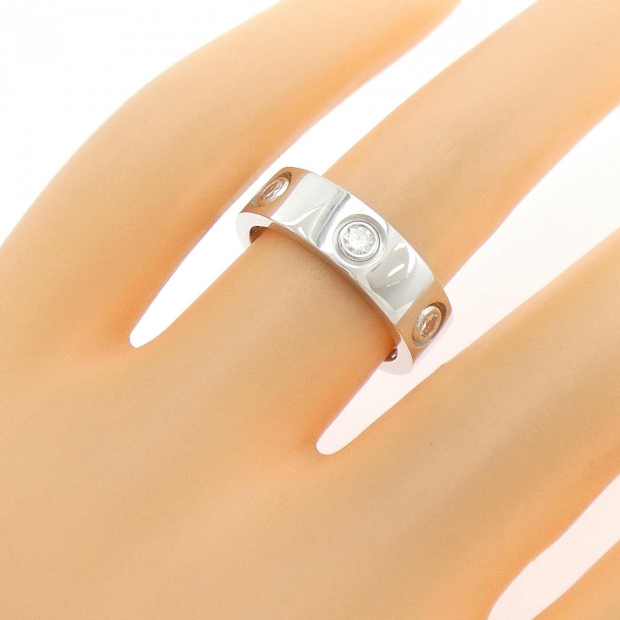 カルティエ ラブ フルダイヤ リング