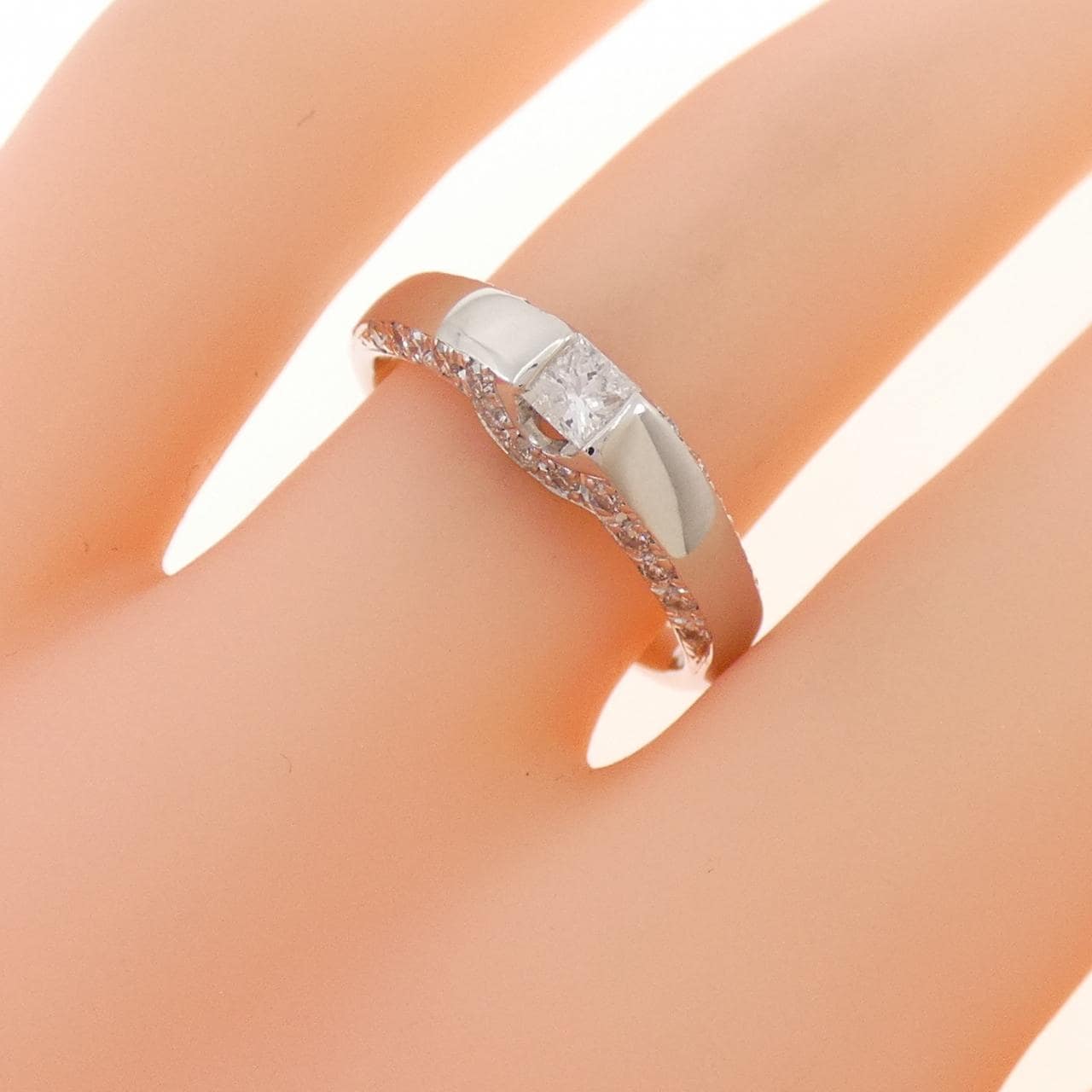 PT900 ダイヤモンド リング 0.43CT