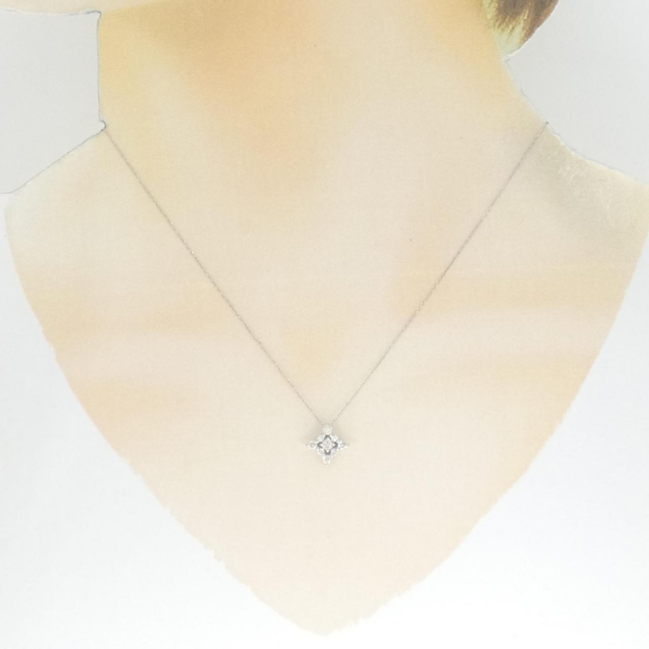 【新品】PT ダイヤモンド ネックレス 0.30CT
