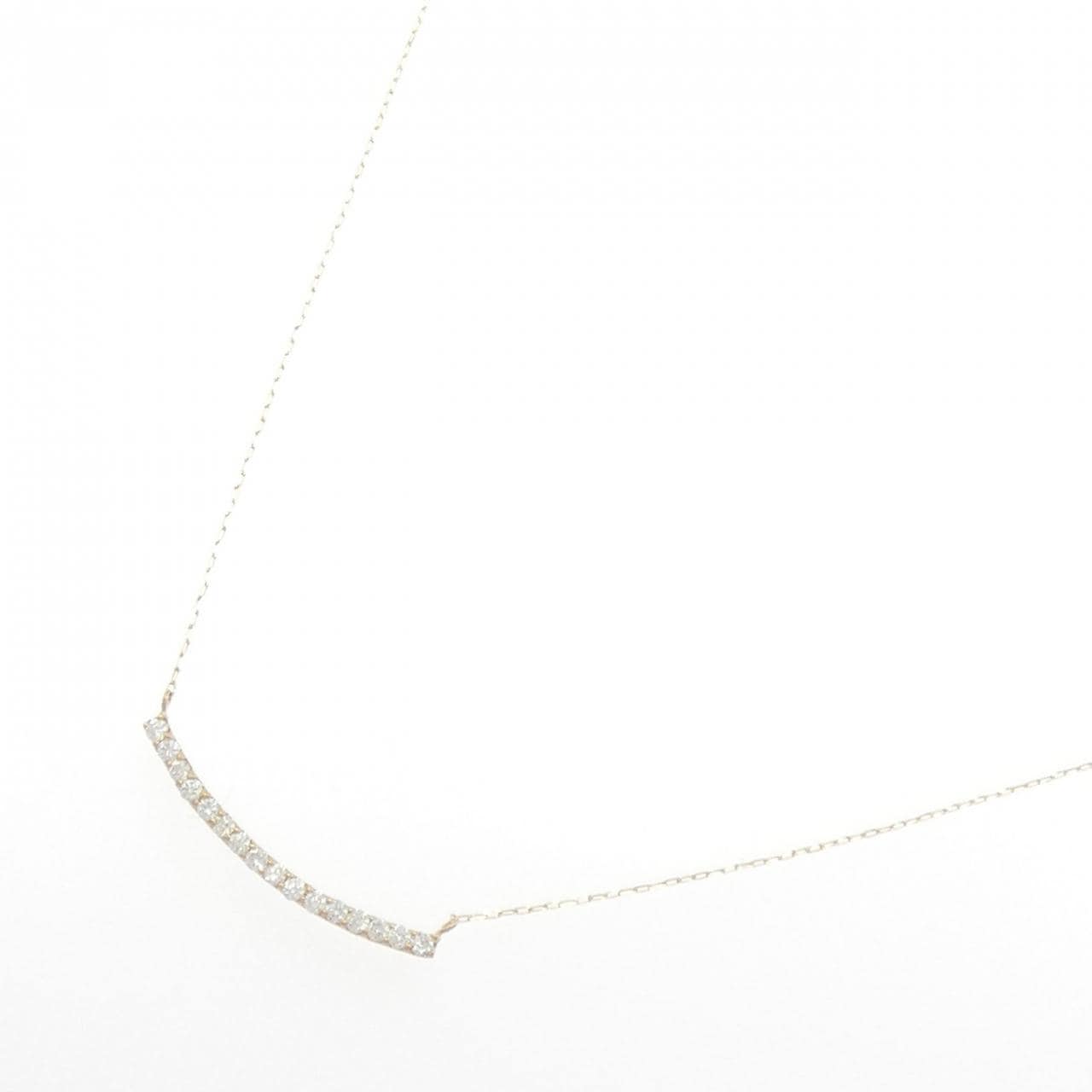 【リメイク】K18YG ダイヤモンド ネックレス 0.20CT