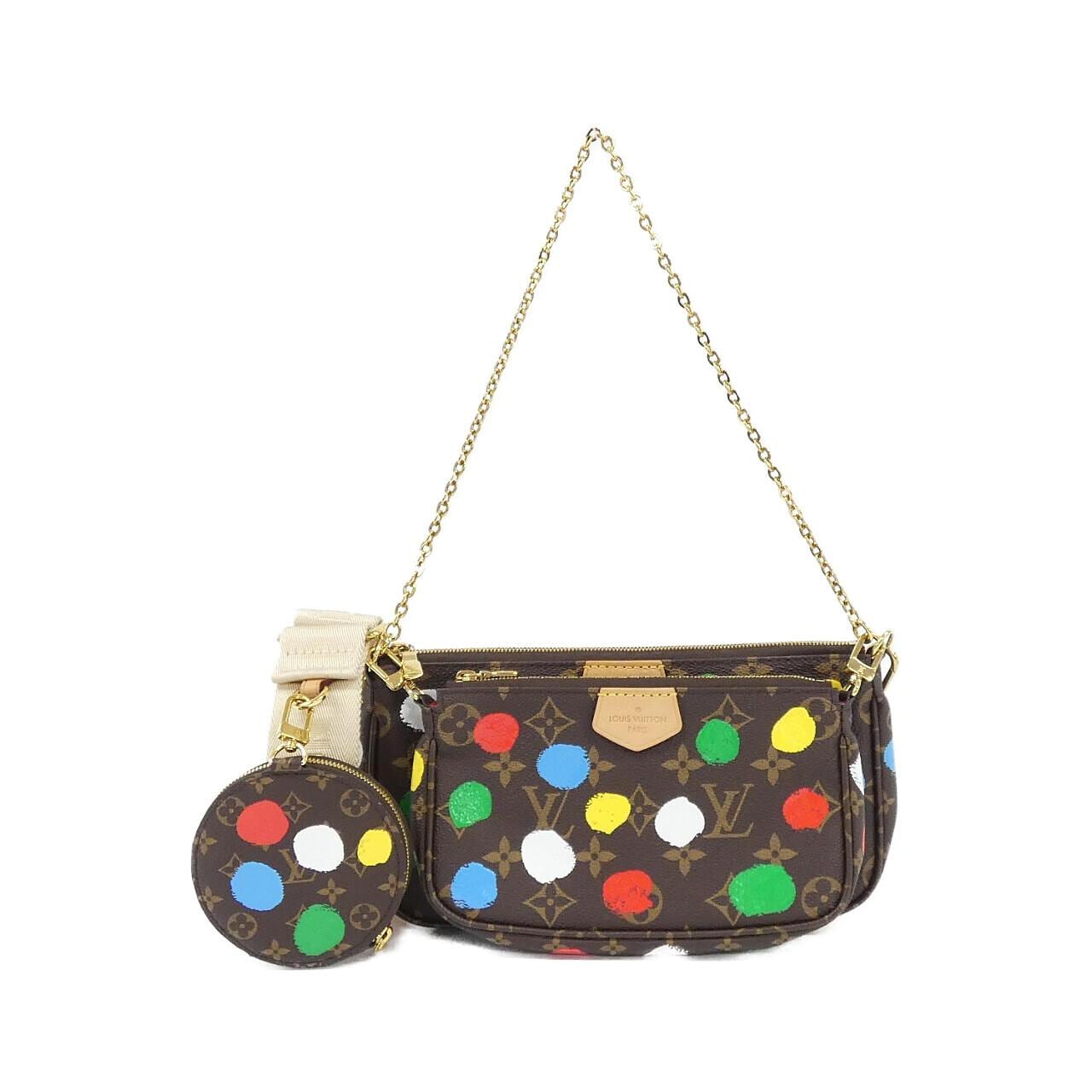 ルイヴィトン モノグラム(LV X YK) ミュルティ ポシェット アクセソワール M46385 ショルダーバッグ