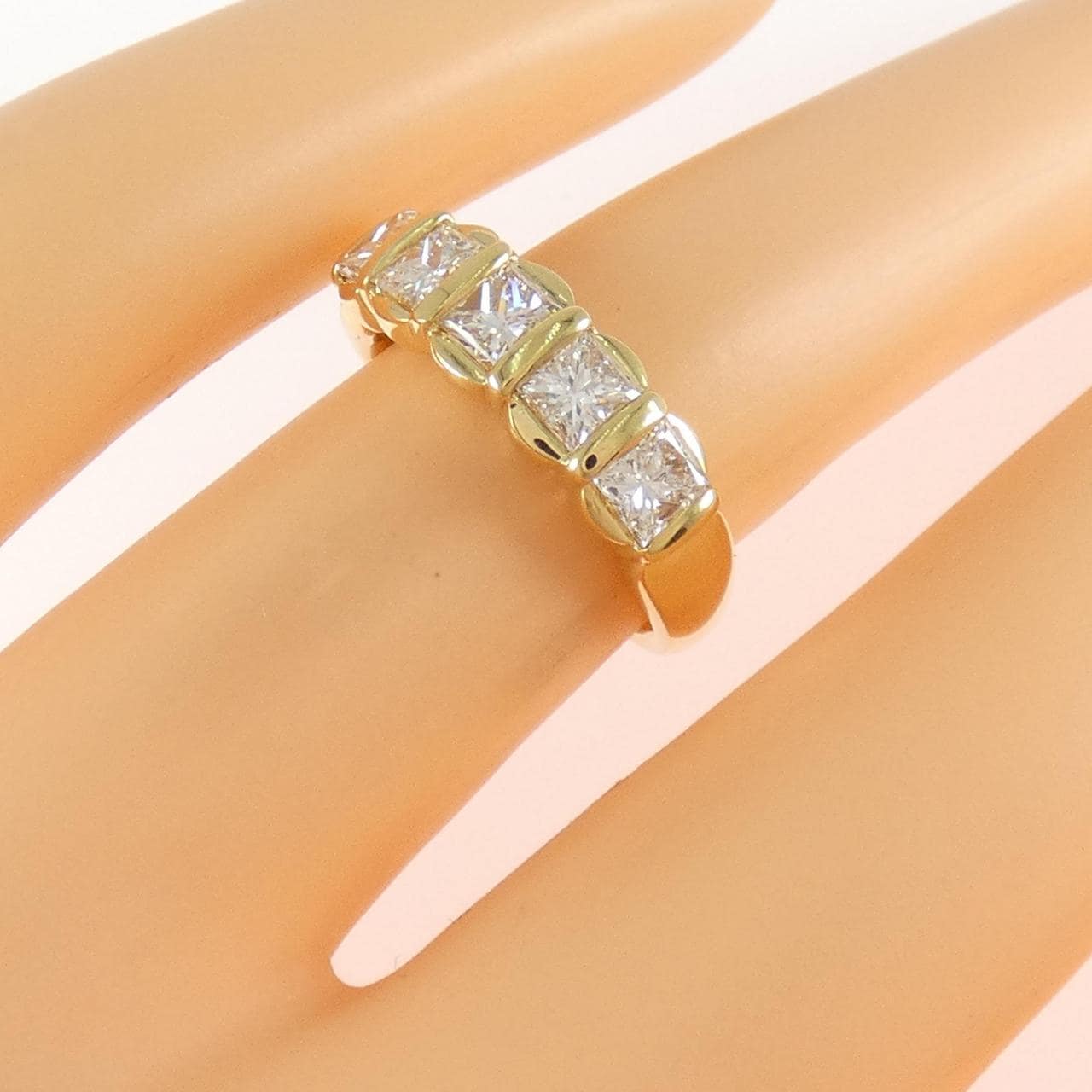 K18YG ダイヤモンド リング 1.02CT