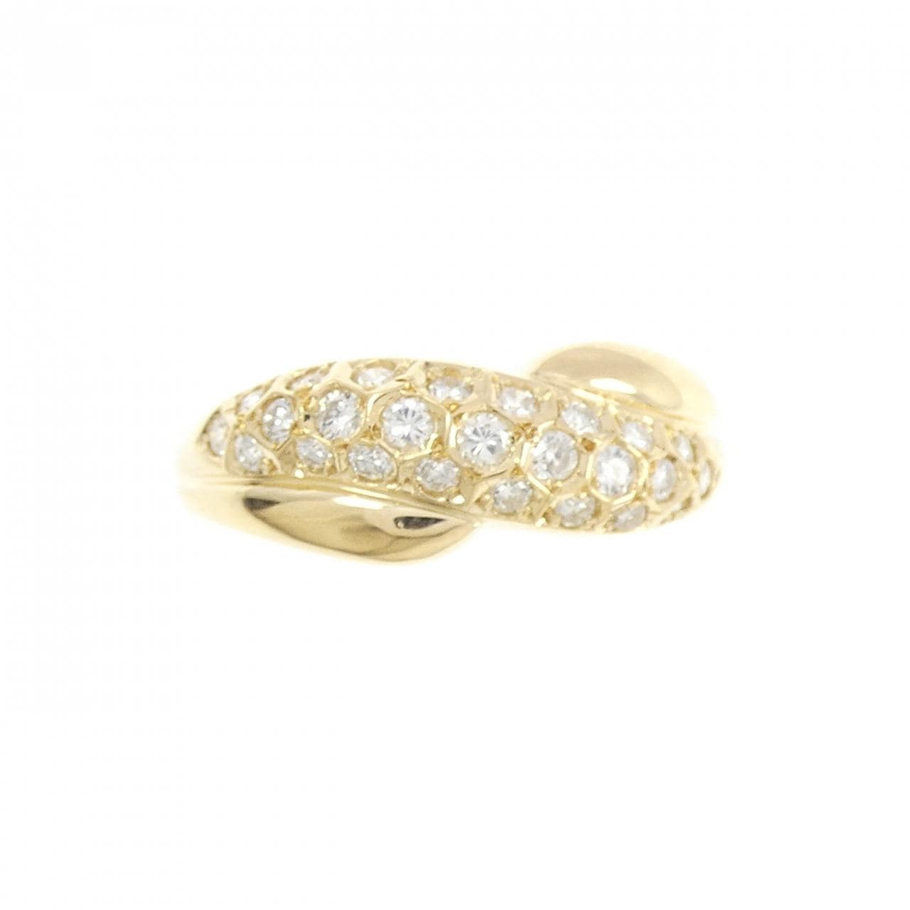 K18YG ダイヤモンド リング 0.36CT
