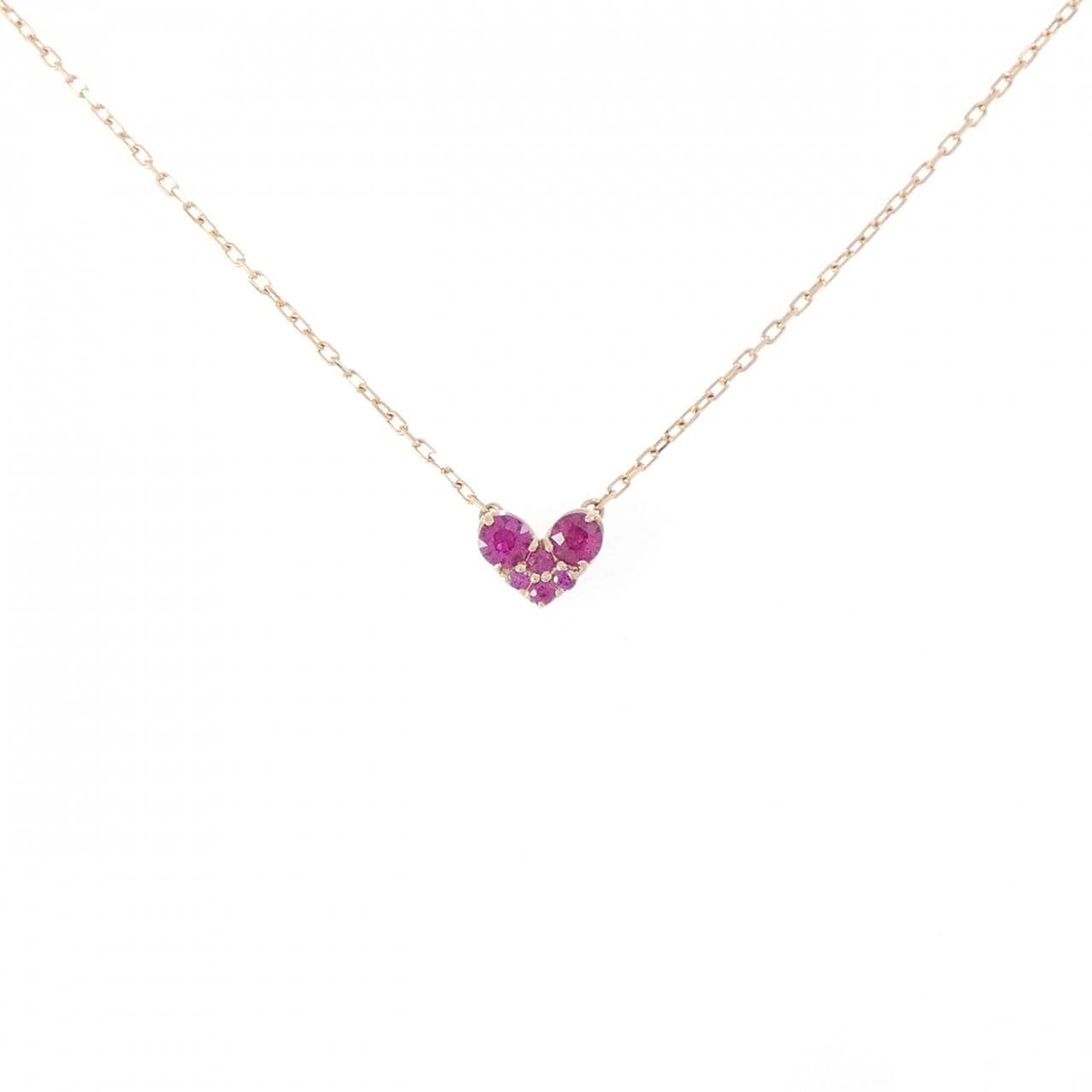 ポンテヴェキオ ルビー ネックレス 0.14CT