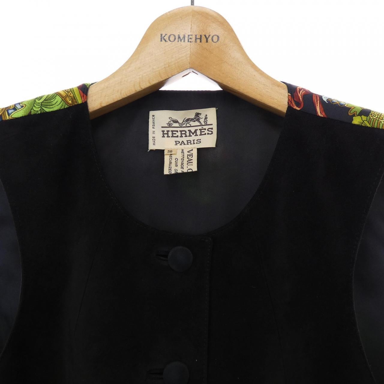 【ヴィンテージ】エルメス HERMES LES FETES DU ROI SOLEIL ツイルレーヌ. ベスト