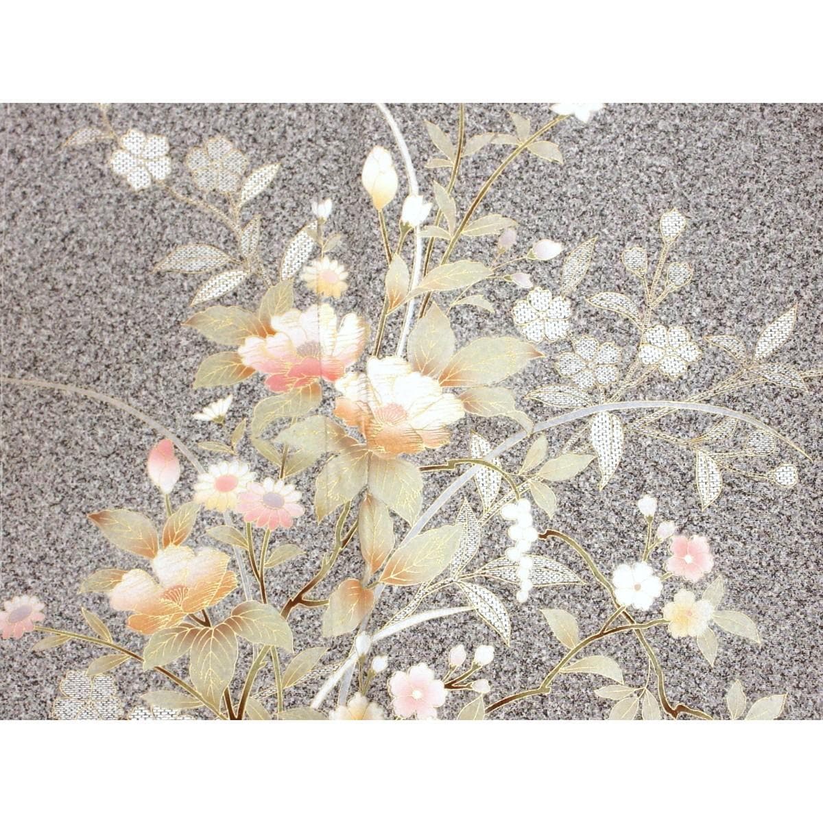 【未使用品】訪問着　友禅金彩加工