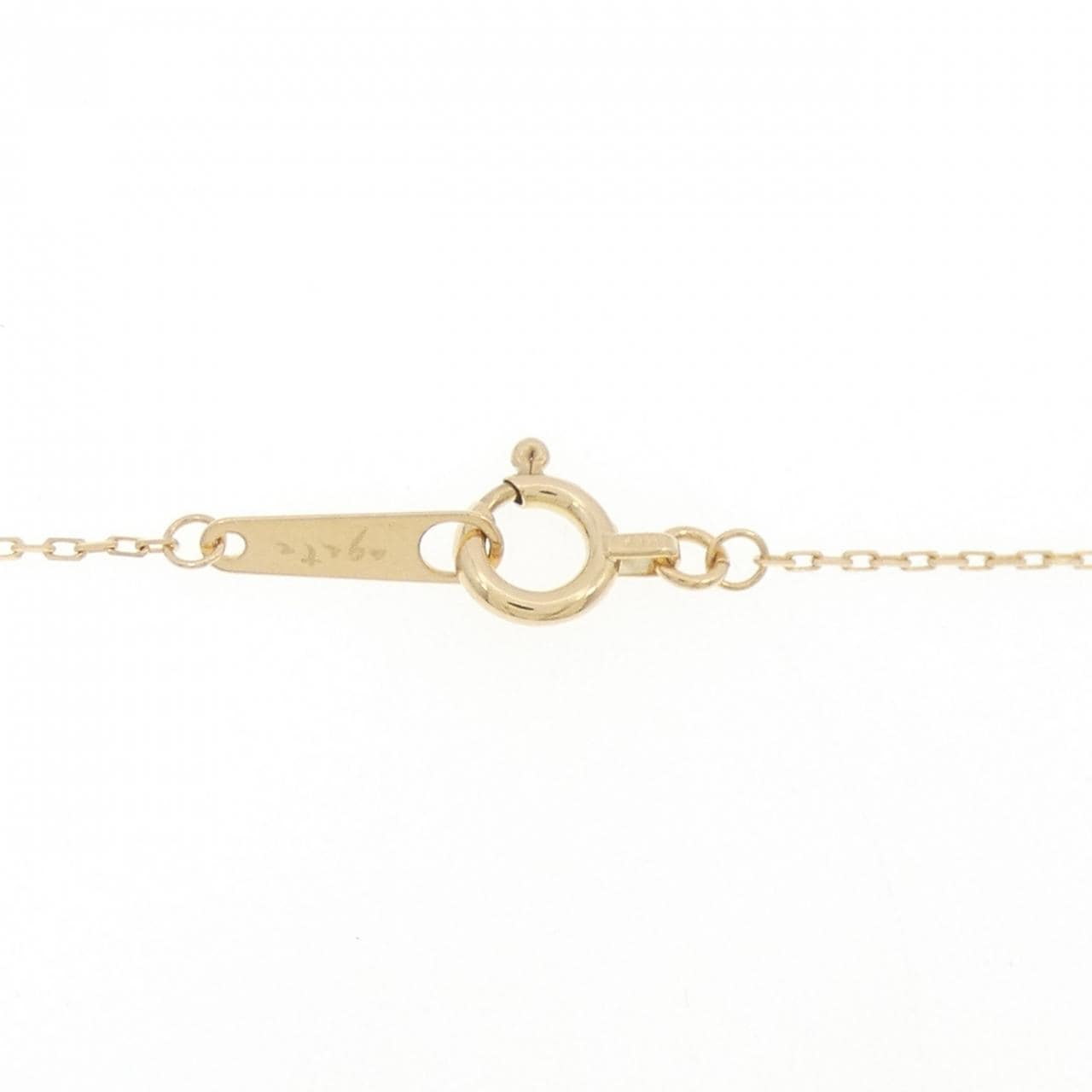 アガット ダイヤモンド ネックレス 0.09CT