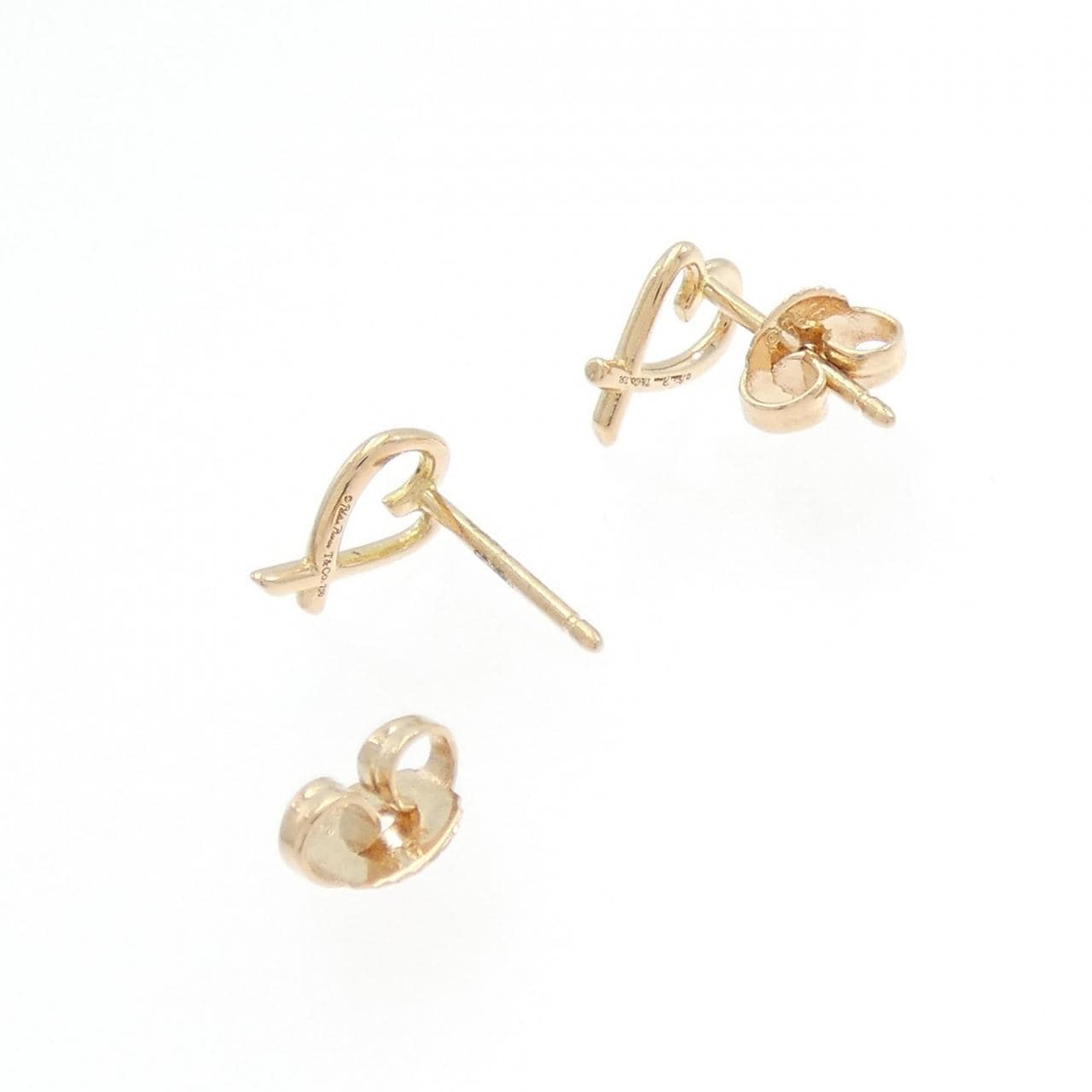 ティファニー ラビングハートミニ ピアス
