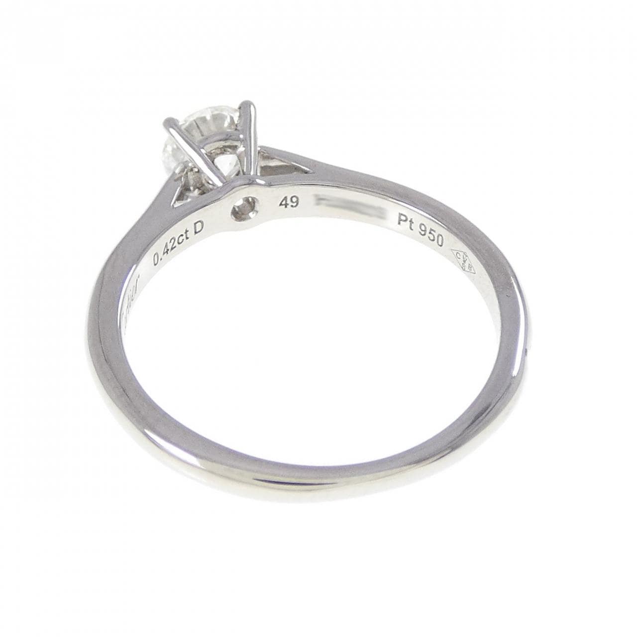 カルティエ 1895 ソリテール リング 0.42CT
