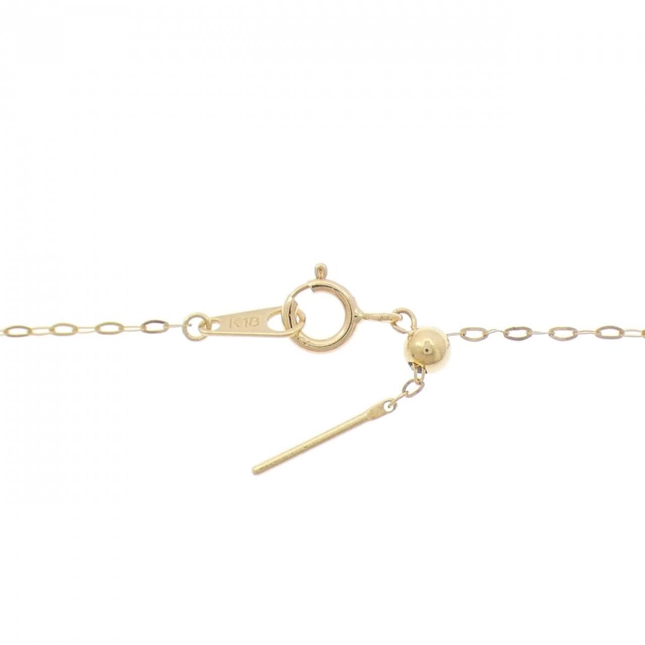 ジーエスティービー ダイヤモンド ネックレス 0.37CT