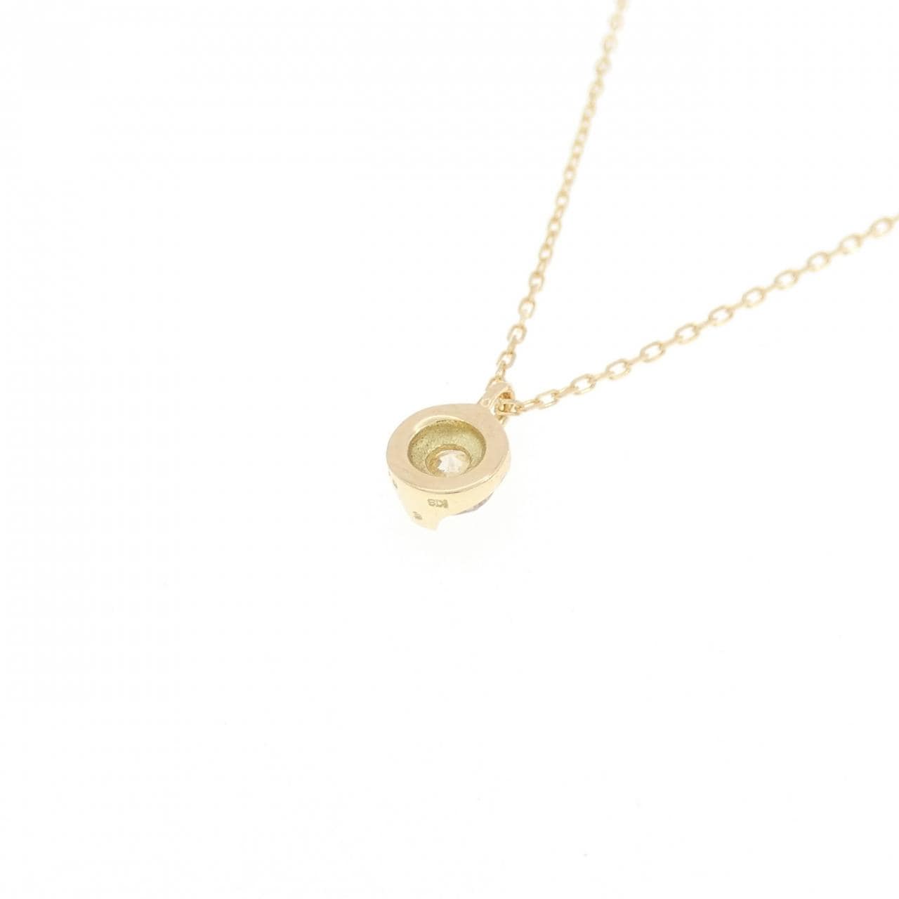 K18YG ダイヤモンド ネックレス 0.10CT