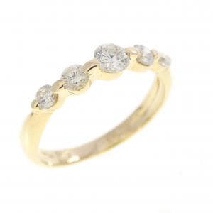 K18YG ダイヤモンド リング 0.31CT