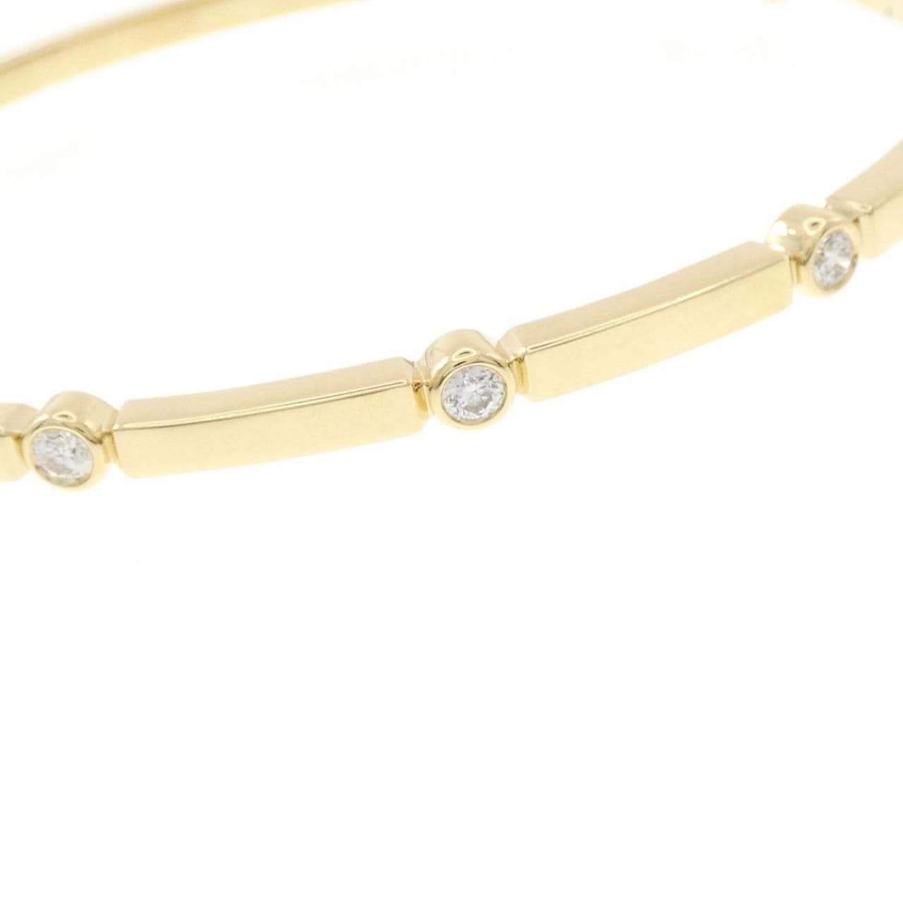 750YG ダイヤモンド バングル 0.167CT