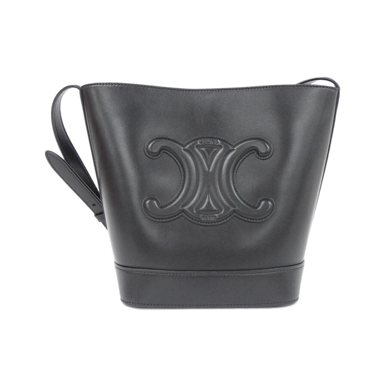 セリーヌ スモール バケット キュイル トリオンフ 113783DU3 ショルダーバッグ