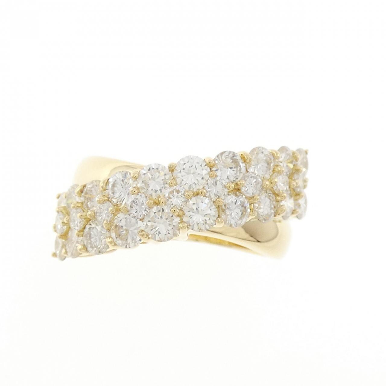K18YG ダイヤモンド リング 2.23CT