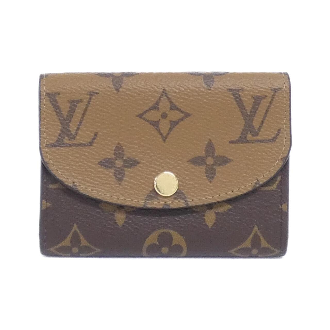LOUIS VUITTON Monogram Reverse Porte Monet Rosali M82333 INCASE