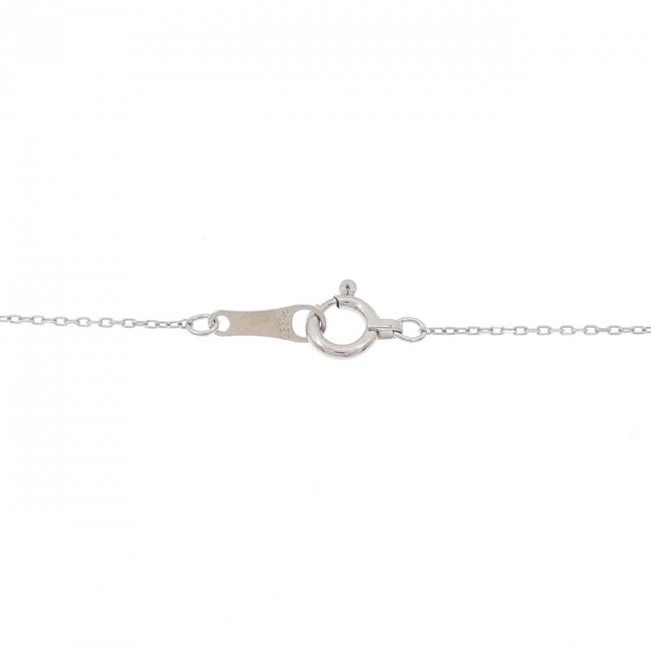 PT900/PT850 ソリティア ダイヤモンド ネックレス 0.10CT