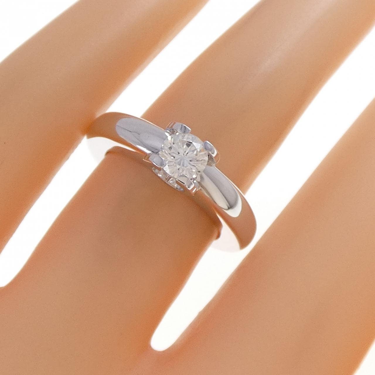 カルティエ Cセッティング リング 0.40CT