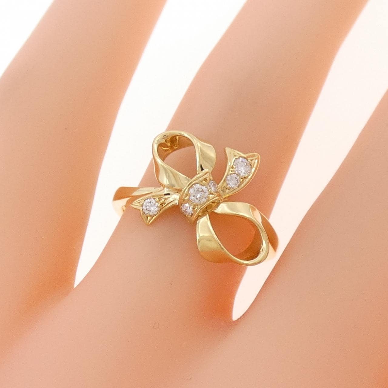 ミキモト ダイヤモンド リング 0.11CT