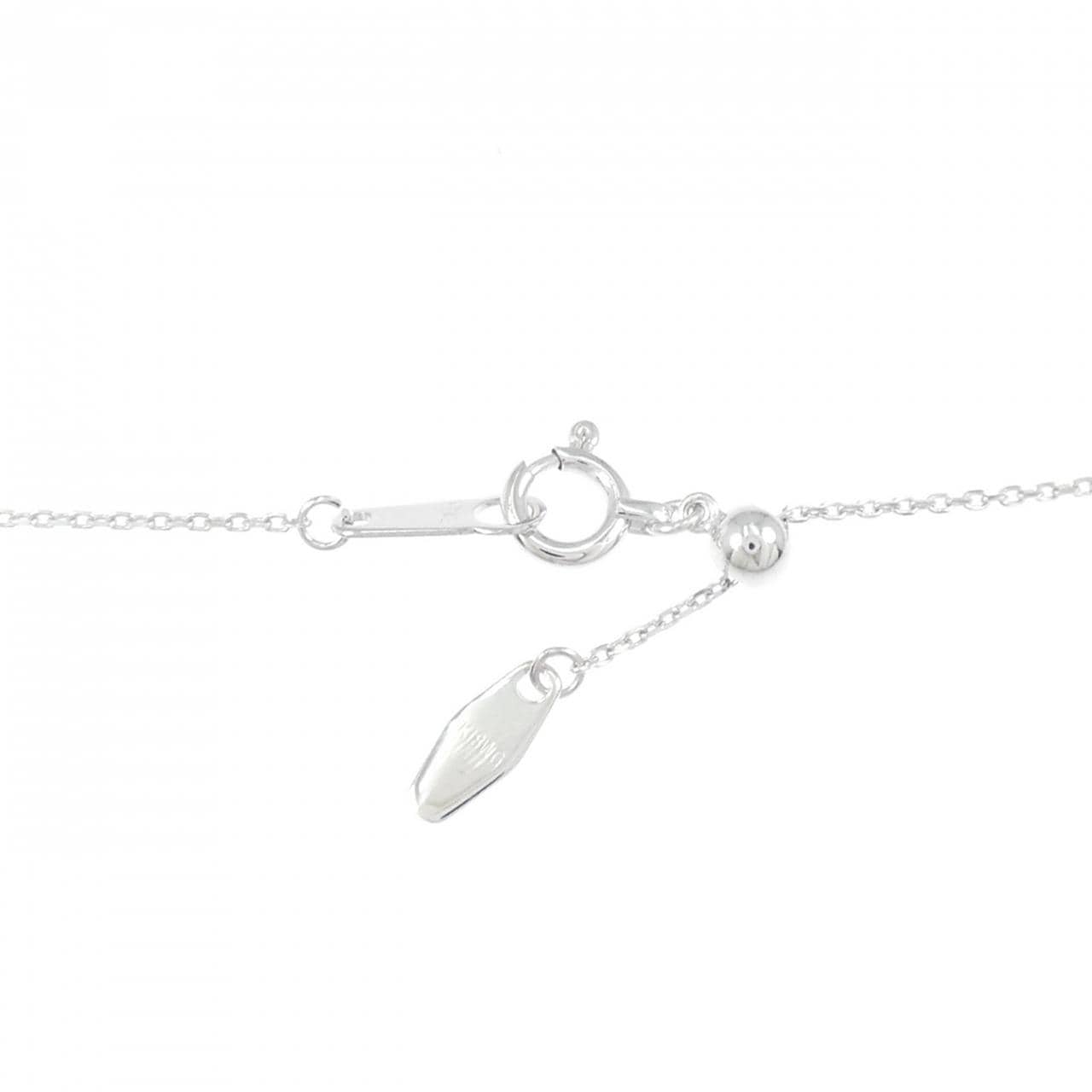 K18WG ダイヤモンド ネックレス 1.00CT