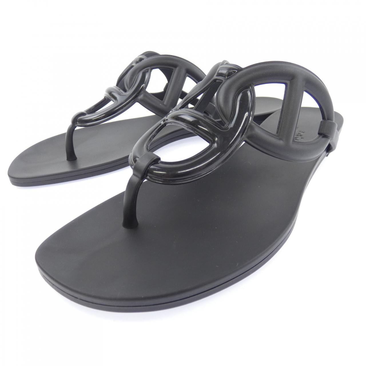 エルメス HERMES エジェリ EGERIE シェーヌダンクル 221001Z サンダル