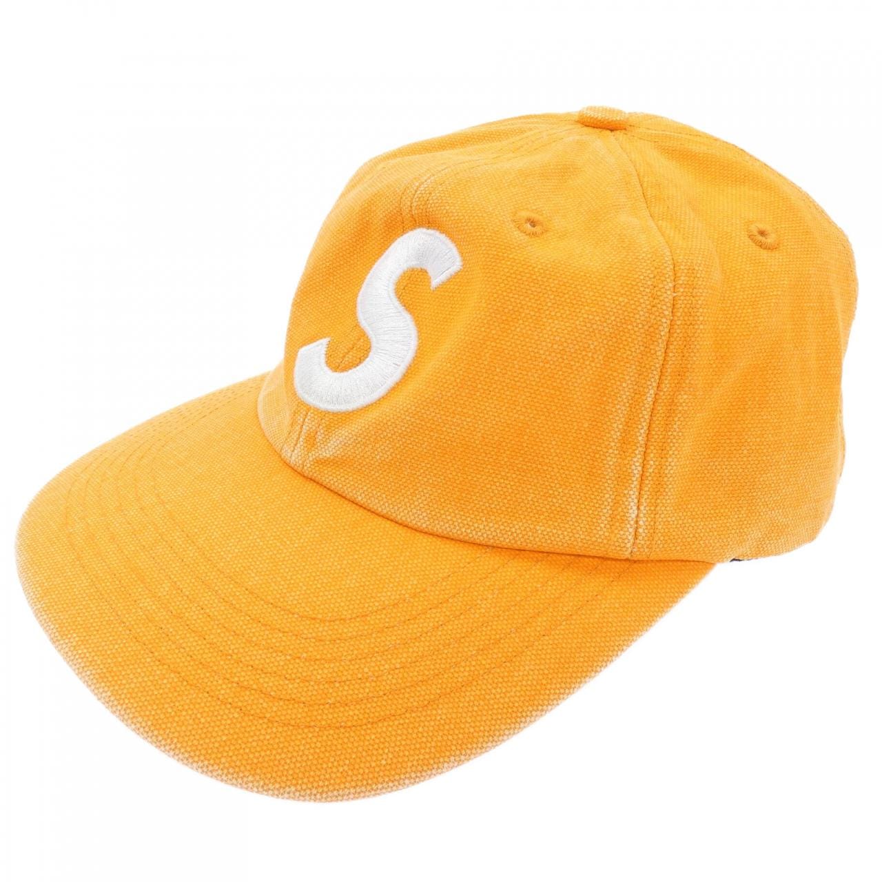 シュプリーム SUPREME Pigment Canvas S Logo キャップ