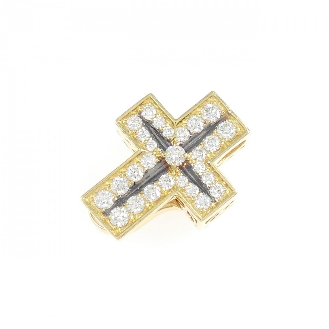 ユキザキ ダブルトップ ペンダント 0.61CT