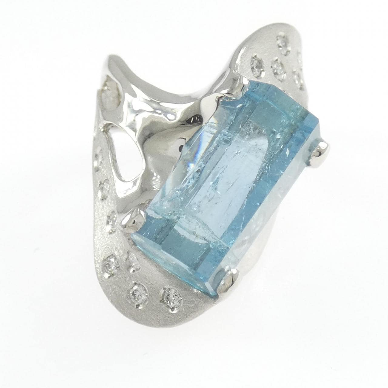 PT900 アクアマリン リング 15.41CT