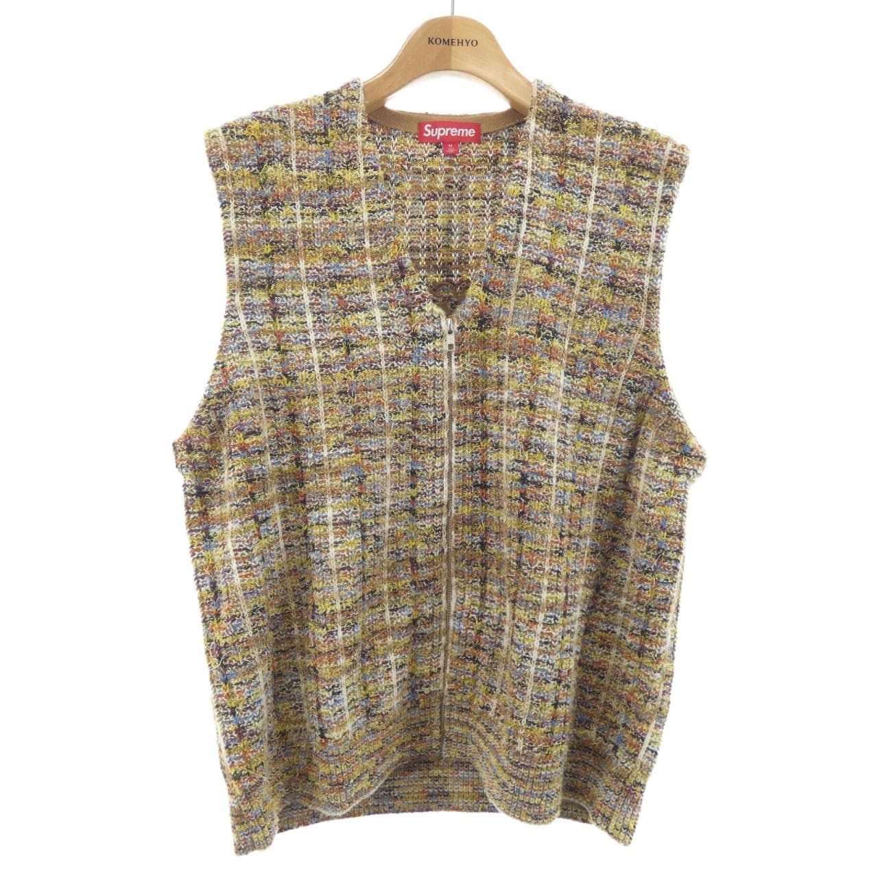 シュプリーム SUPREME Speckled Zip Up Sweater V ベスト