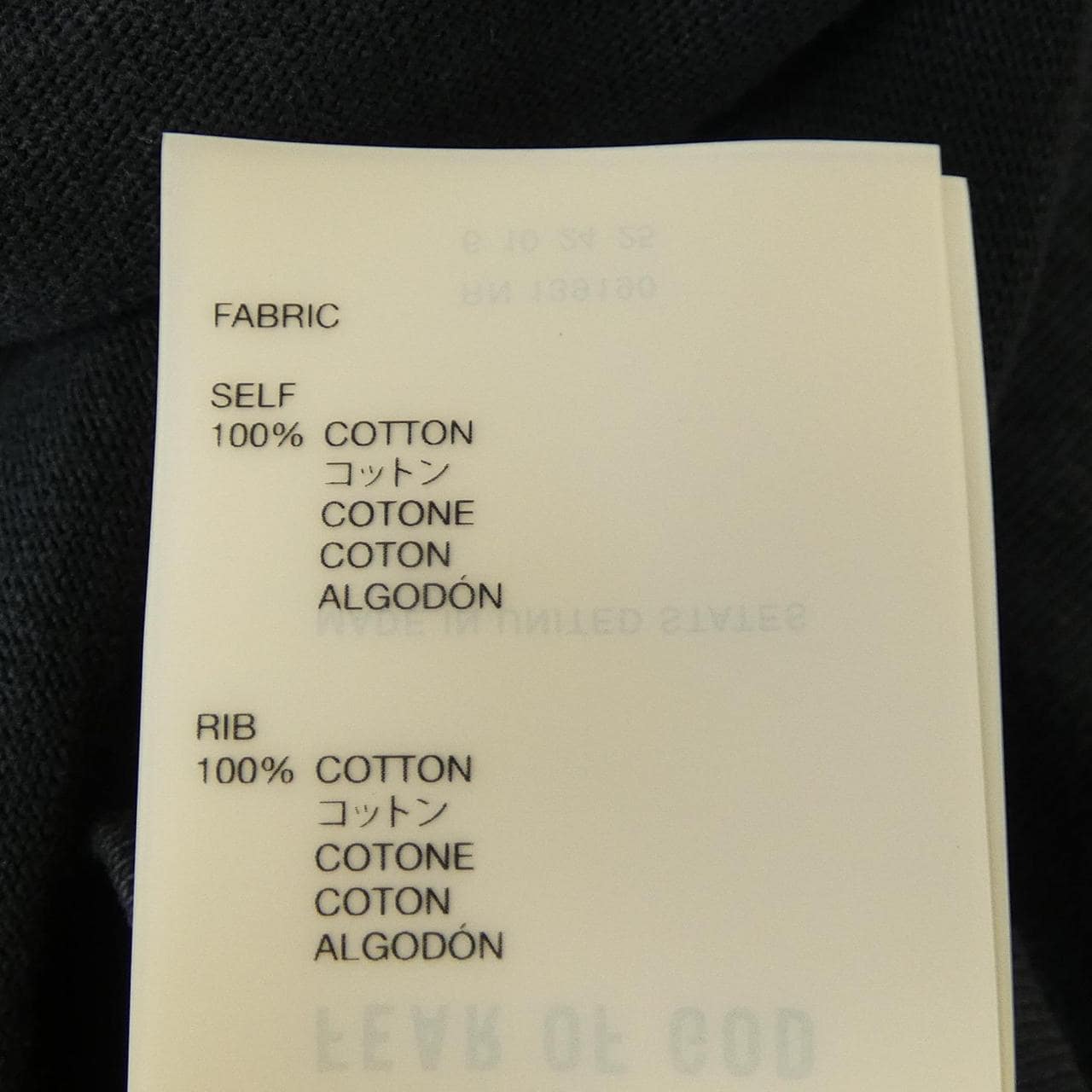 フィアオブゴッド FEAR OF GOD FG9M10-9956HWJ Tシャツ