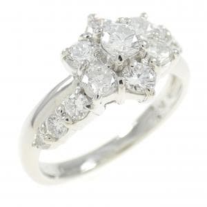 PT フラワー ダイヤモンド リング 1.04CT