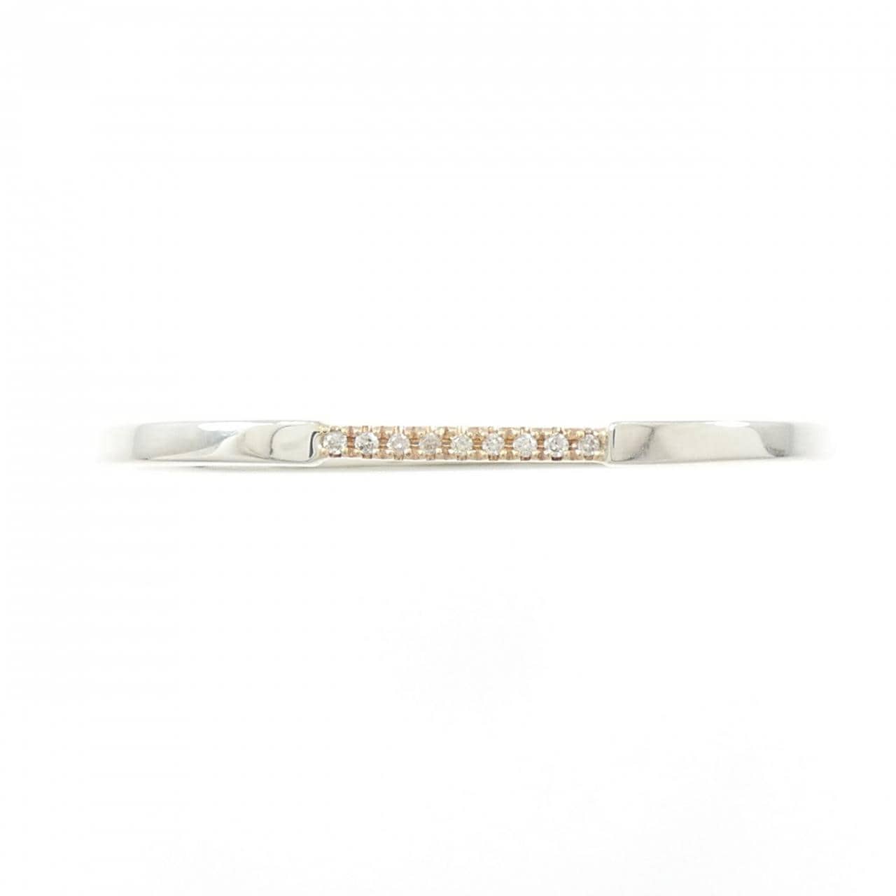 ヒロタカ オール アバウト ベーシックス ダブル フィンガー リング 0.04CT