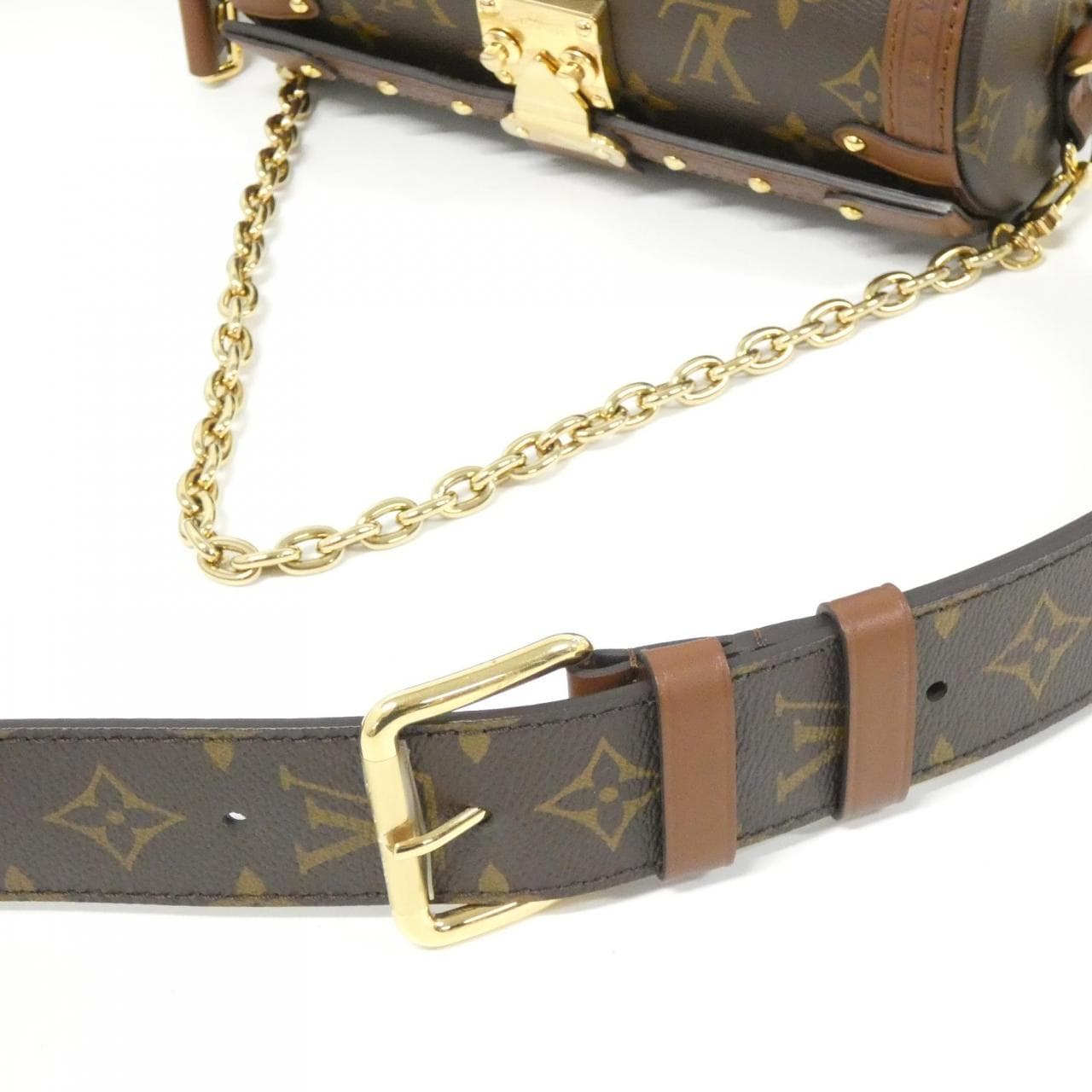 ルイヴィトン モノグラム パピヨン トランク M57835 ショルダーバッグ