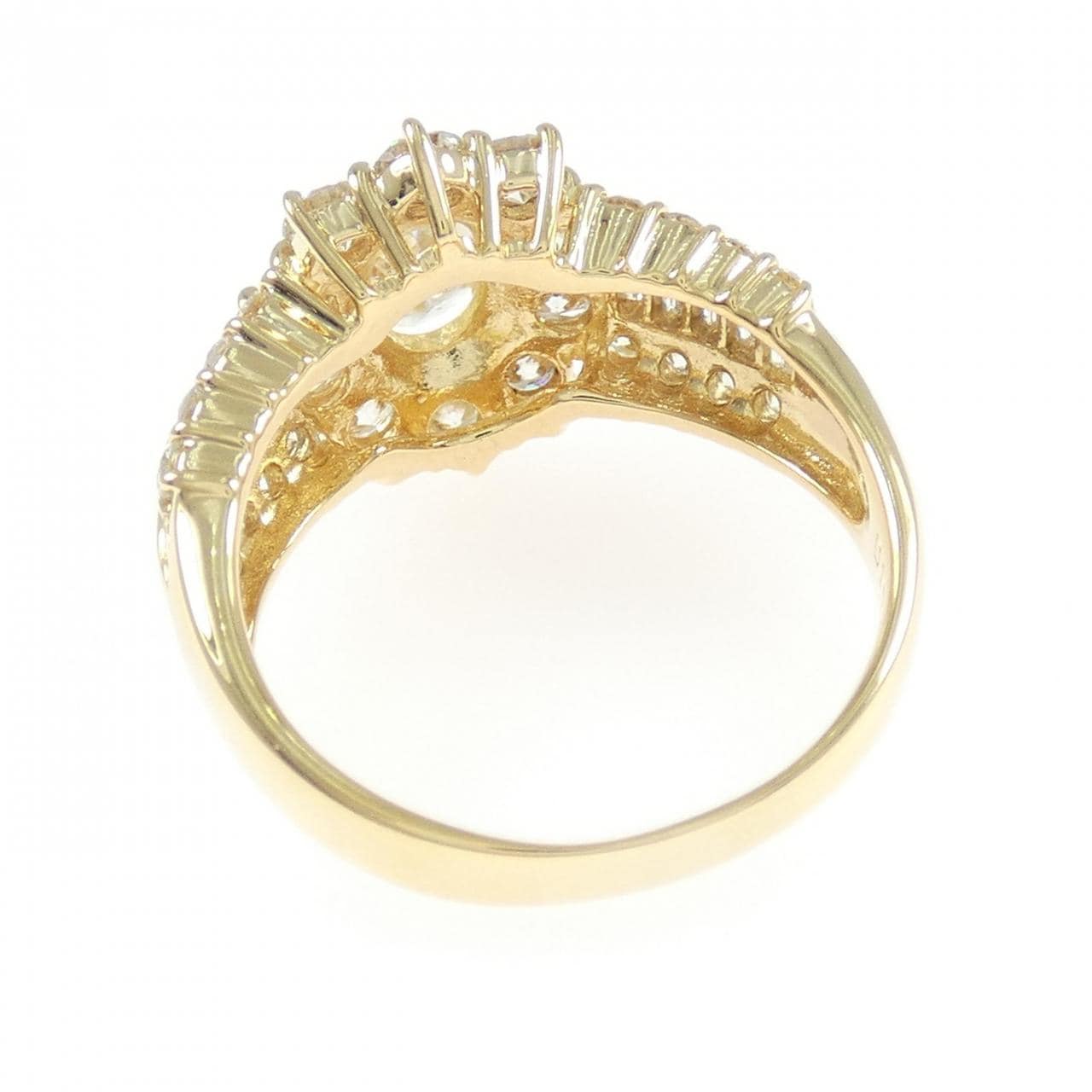 K18YG ダイヤモンド リング 0.78CT