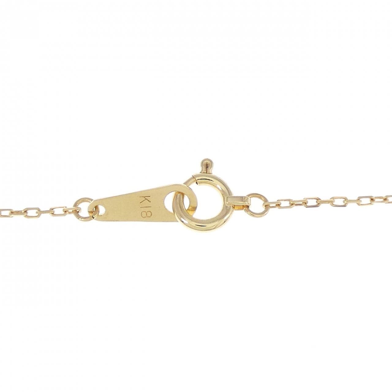 K18YG ダイヤモンド ネックレス 0.32CT