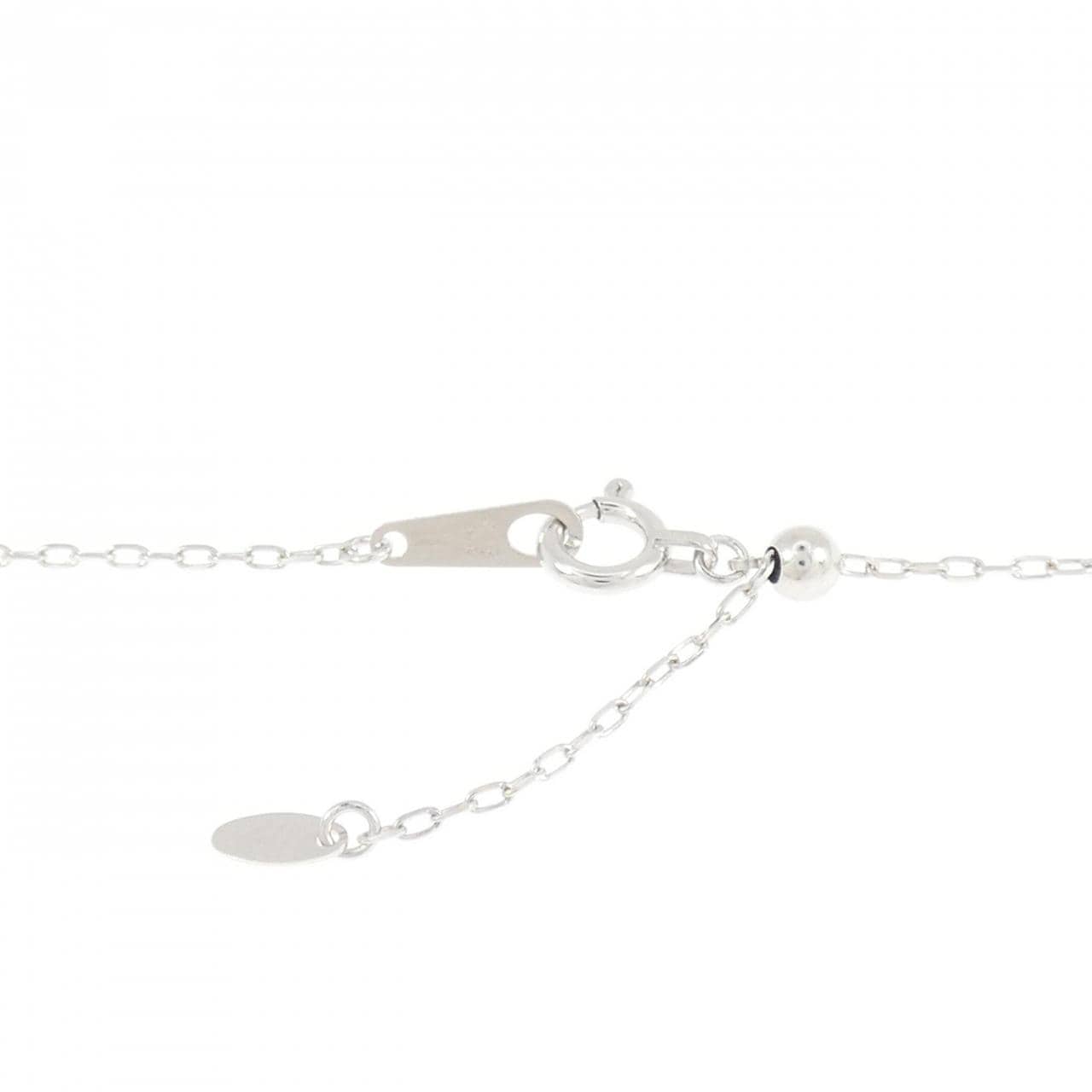 K18WG ハート ダイヤモンド ネックレス 0.17CT