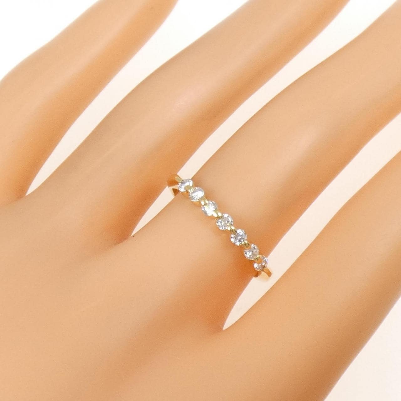 K18YG ダイヤモンド リング 0.33CT