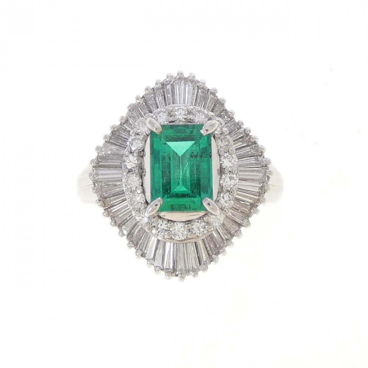 PT900 エメラルド リング 1.02CT コロンビア産