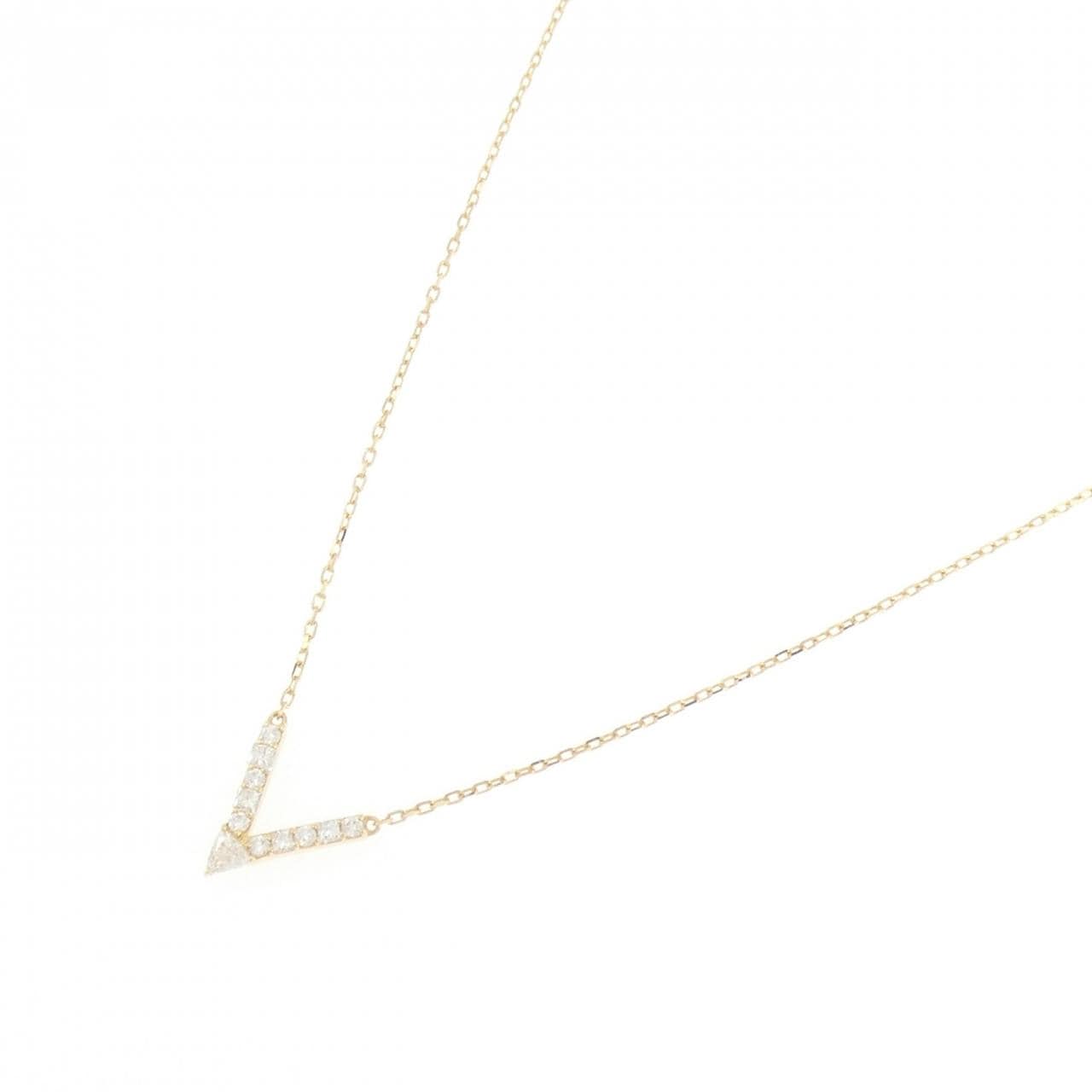 アーカー Vチェーン ネックレス 0.12CT