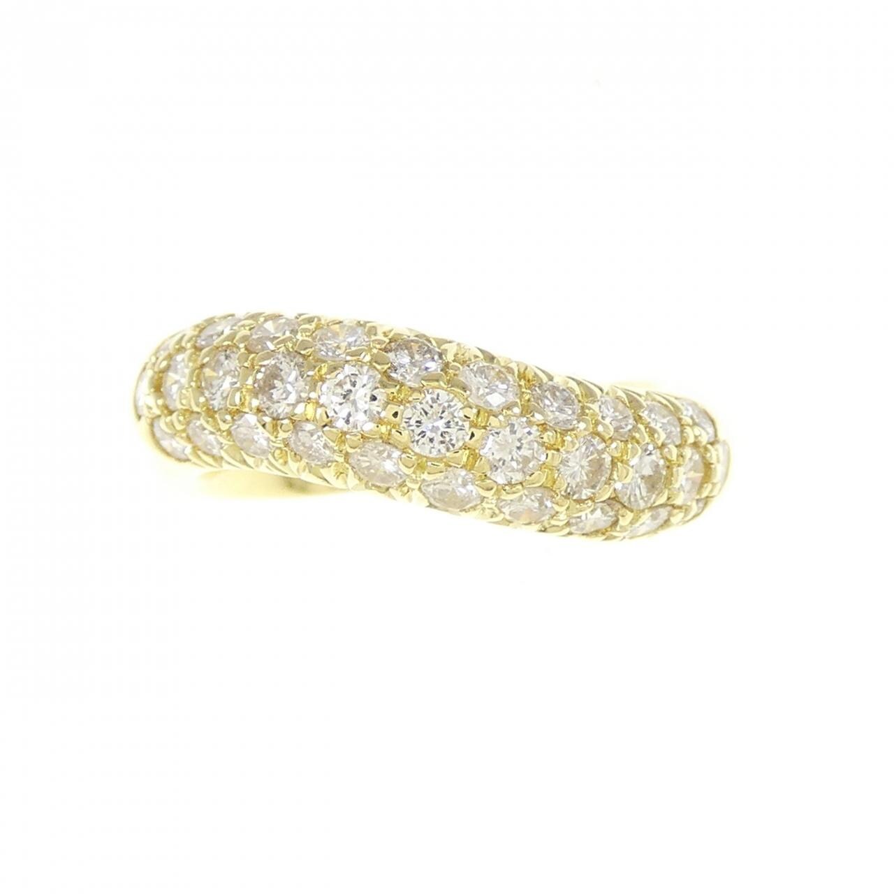 K18YG ダイヤモンド リング 0.73CT
